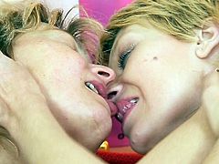 Spoiled Russian moms play dirty lesbian games wearing steamy lingerie and nylon stockings. They poke intensively each other's pussies using dirty spoiled fingers and kiss gently tight nipples.