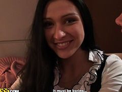Young wanker calls up mesmerizing Russian prostitute, who is ready to get fucked up hard for 50 bucks in steamy sex clip by WTF Pass.