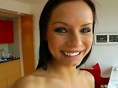 Beautiful guy with strong dick Rocco Siffredi is banging his girlfriend Carrie C, that is seducing him while being totally naked, as hard as he can on camera.