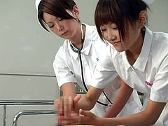 Arousing japanese hotties are eager to fuck in their naughty hardcore action scene