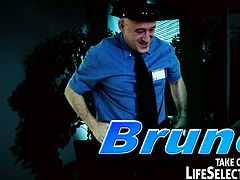 Bruno Dominant is a security guard with lots of hidden cameras as he watches these babes get nailed with hard cocks either getting banged in the pussy, ass, or mouthing it. Ashley, Doris Ivy, Coco de Mal, Lucy Heart, and Yiki are the babes he watches.