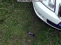 Dude, this WTF Pass sex clip will make you jizz all over the place. Slutty black haired gal with nice rounded ass and sweet tits sucks the driver's dick on her way home. Then she wanna leave the car, cuz slim nympho thirsts for being fucked doggy right outdoors.