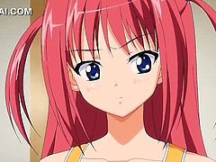 Hentai sixtynine with cute redhead schoolgirl