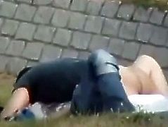 Voyeur Tapes Teens Fucking In The Park