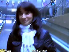Brunette Genesis is good on her way to satisfy her fuck buddy with her sweet mouth
