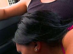 Megan Foxx is a smoking hot teen who is ready to give some oral satisfaction to her boys on camera. And I must say that she does a pretty nice job while she sucking it like a pro.