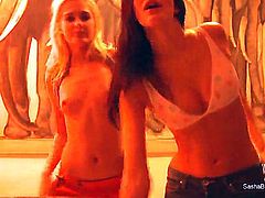 Mia and Sasha are hot teens who love to have fun and dance, and taking their clothes off while dancing. They love sharing their goodies with the rest of the world, no lie.