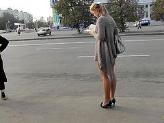Babes are filming under their skirts in awesome public upskirt video
