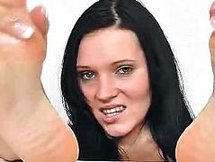 Ema Black oily feet