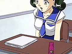 Schoolgirl hentai self masturbating and dildoing her wetpussy movies by www.hentaiblizz.com