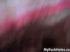 Watch how this American girl next door is eager to get fucked hard by fat cock,Her young sweet pussy is stuffed with big fat cock,He greedy pussy swallows his dong and she moans pleasingly.Enjoy!