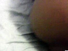 Slutty yet sleepy but already horny brunette GF has a voracious appetite for cum. Horn-mad chick gives her spoiled BF a solid blowjob and sucks his strong dick passionately on the bunk bed.