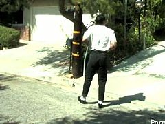 Horny teen chicks are chilling at home together. They decide to have a bootycall so they invited the guy to join them. He leaves the college right away unwilling to lose the chance. He appears in the bedroom of these chick with lightening speed.