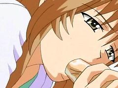 Hentai sexy lady doctor cunt licked and fingered till she cums