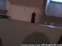 Watch a sexy redhead belle flaunting her hot bod as a naughty stud strips her off in a basement. Then she's ready to give him a hell of a blowjob.
