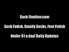 If you have a sock fetish, these dominant babes will let you smell their stinky socks and maybe more.