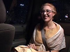 Sexy MILF glasses stockings BBC anal