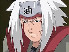 Tsunade sucks on Jiraiya's dick, giving him a sloppy and wet blowjob. She enjoys some sake before pulling her gigantic boobs and showing them off. She loves the taste of cum more then she likes sake.