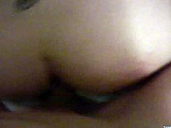 Skanky chick Julia blowjob cock in POV. Then she stands on her all four getting poked bad in her twat doggy style. Bad quality video though hot content. So check this out.