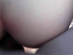 Hot blooded brunette chic moans with pleasure while a kinky dude drills her pink cunt in missionary style and later switches to her mouth to keep pounding it in steamy pov sex video by Euro Babe Facial.