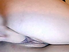 Horny busty teen enjoyed sucking her toy, dreaming about her ex-boyfriend's cock as she wraps her tongue all over her dildo. After lubing it with her saliva, she then slides it inside her tight cunt till she reaches her climax!