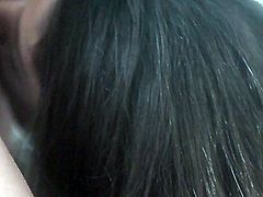 Appealing babe with knock-out body is working her tempting mouth lips on juicy cock of her lover. Then she bends over getting poked intensively from behind. Tasty erotic video presented by Fame Digital.