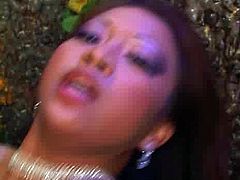 Lewd Asian hottie with nice round tits tops aroused dude for a ride reverse cowgirl style before she turns around to keep hoping on him cowgirl pose. She oral fucks his strain dick in the interim in peppering sex video by Pornstar.