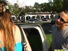 Brunette Jessica finds it exciting to be mouth fucked by Cris Commando in front of the camera