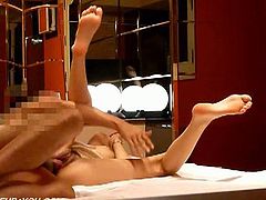 Today, we are in to this horny amateur video of this horny Asian couple. They seem to enjoy their intimate moment without knowing that we are watching how they fuck.