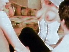 Alluring ladies playing really nasty in hot and full of action vintage porn