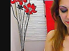 Horny big rack tranny having a good time stroking her cock during her cam show. Watch this busty hot rack shemale stroke her big hard cock in front of the webcam.