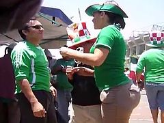 Big Booty Latina at a Carnival