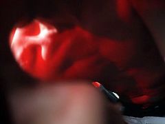 This dark-haired sexpot is quite a talented cock sucker! She sucks her lover's cock like a pro. Then she makes him lick her delicious pussy.