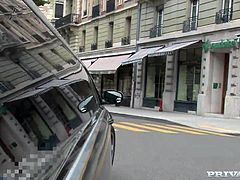 This dude is lucky one to enjoy deep throats of blonde and brunette bitches. They suck his cock in the back seat of limousine. Don't skip exciting car blowjob right now.
