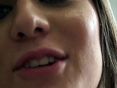This cutie knows what oral sex is all about. She sucks her lover's dick with unbridled passion to get it hard and ready. Then he pounds her twat in doggy position. Check out this amazing sex video and I am kinda sure you will appreciate her cock sucking skills.