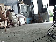 Blonde Michelle Moist gets turned on and then tongue fucked by her lesbian girlfriend Shalina Divine