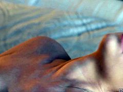 Alluring blonde girl with gorgeous body shape is playing with herself in high quality solo masturbation sex video presented by Babes studio.