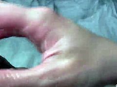 Close-up ruined Handjob