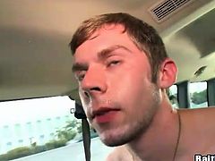 Bait Bus brings you a sensual free gay porn video where you can see how a horny dude goes fully gay in a van. See him getting his ass drilled deep and hard into heaven!