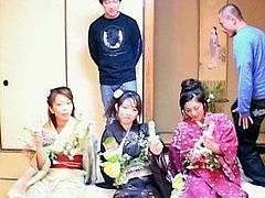 Needy japanese teens are eager to play and have their pussies nailed right