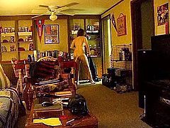 Wife Vacuuming Nude