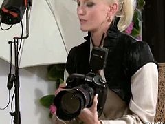 Photographer fucks 2 models