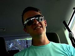 Jizz Addiction brings you a hell of a free porn video where you can  see how Three horny twinks set a threesome in a van and fuck each other's asses into heaven.