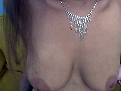 Tight ass teen slut with very long hair and natural hanging tits gets naked for filthy step daddy Kyle Stone and gets his entire cock up shaved twat with piercing.
