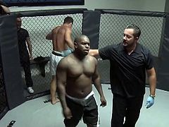 Courtesy of Ex Ghetto Gf you can see how a busty ebony bitch gets banged by a white fighter into kingdom come in this awesome interracial free porn video.