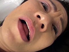 Check out this horny Japanese mature getting prepared for some serious hardcore fucking. She makes his cock hard as a rock and takes it into her old hairy cunt.