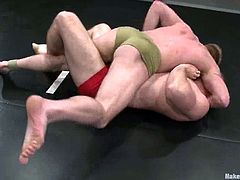 Dean Tucker and Paul Wagner have a crazy fight. The losing guy has to by fucked. So, they fight fiercely. Eventually Dean loses, so he gets his ass destroyed.