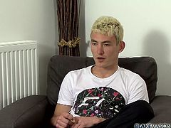 We love our versatile guys like Will, there's so many possibilities! He's pretty confident and sexy, and the dangling uncut cock he reveals as he strips will have a lot of you salivating! Check out that little taint piercing too! He puts on a good show for his first wank, and we're looking forward to seeing him back for a fuck video.