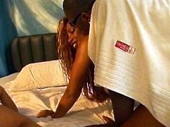 Black Dick Round Ass brings you an amazing free porn video where you can see how two horny ebony bitches get fucked together while assuming some very interesting poses.