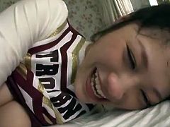 Sexy Miku Sunohara has nice natural tits and hot ass ready to be pounded. These two pricks fucked hard this insatiable whore.